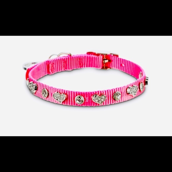 Ping Bling Puppy Collar with Hearts - Picture 1 of 4